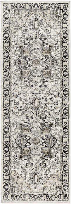 LIANA BADEN Machine Washable Traditional Boho Beige Rug