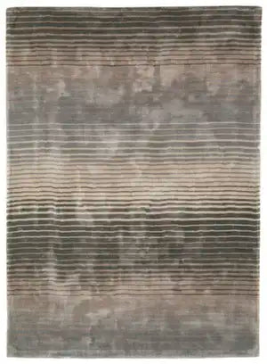 Asiatic holborn midas Grey  Striped Rug.