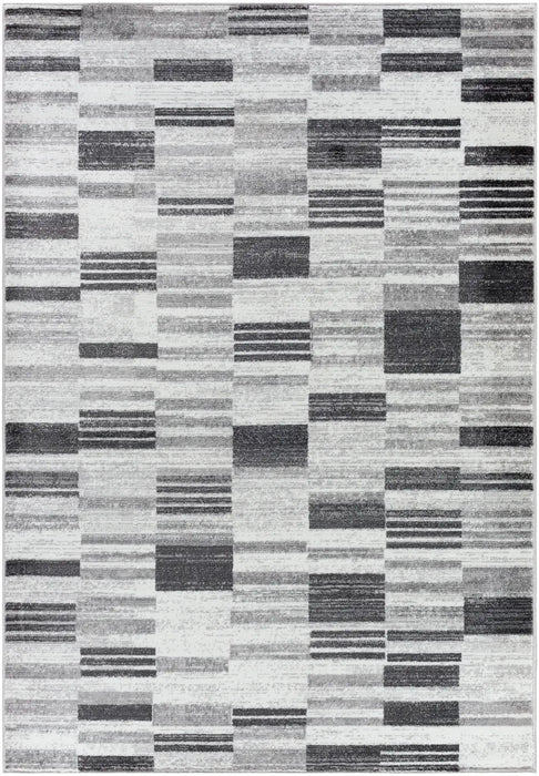 VANYA Scandi Modern Black Rug