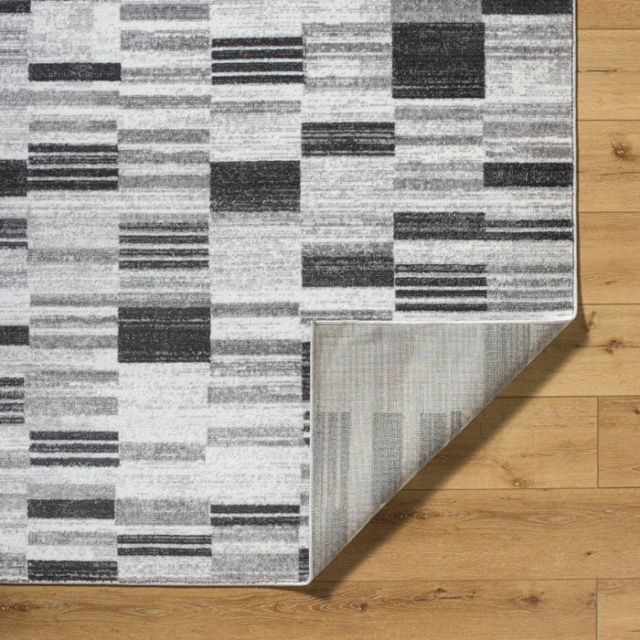 VANYA Scandi Modern Black Rug