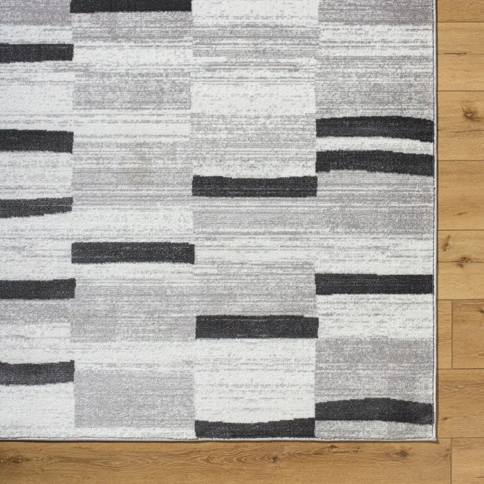 AISHA Scandi Modern Black Rug
