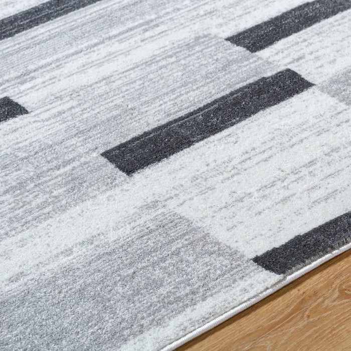 AISHA Scandi Modern Black Rug