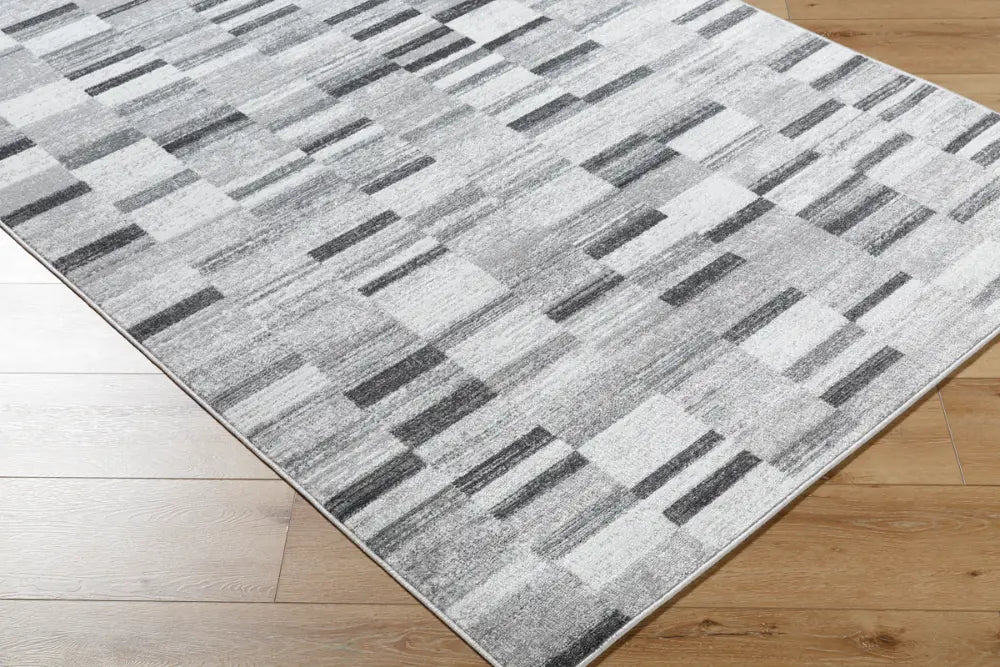 BHAUMI Scandi Modern Black Rug