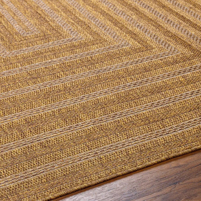 NYMPHI In- & Outdoor Jute-Look Brown/Tan Rug