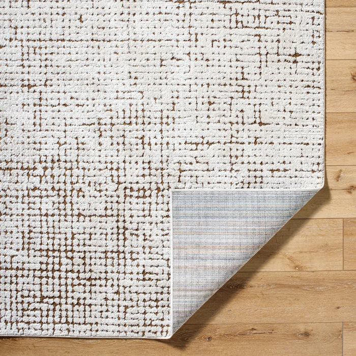 KAELIE Our PNW Home x Livabliss Scandi High Pile Ivory/Brown Rug