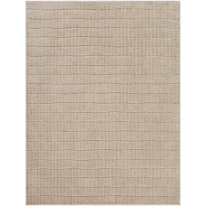 ELIANA Our PNW Home x Livabliss Scandi High Pile Light Beige Rug