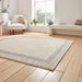 Think Rugs geneva think 01616 beige Beige Living Room Geometric Rug.