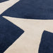 Asiatic romy 03 kite blue Blue, Ivory Living Room Geometric Rug.