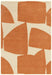 Asiatic romy 05 kite orange Orange Living Room Geometric Rug.