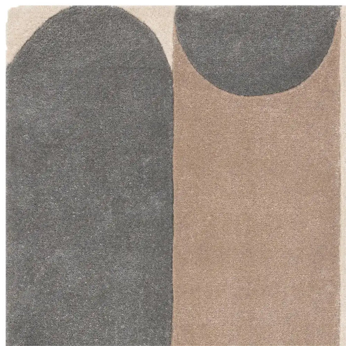 Asiatic romy 08 morse blue Blue, Ivory Living Room Geometric Rug.
