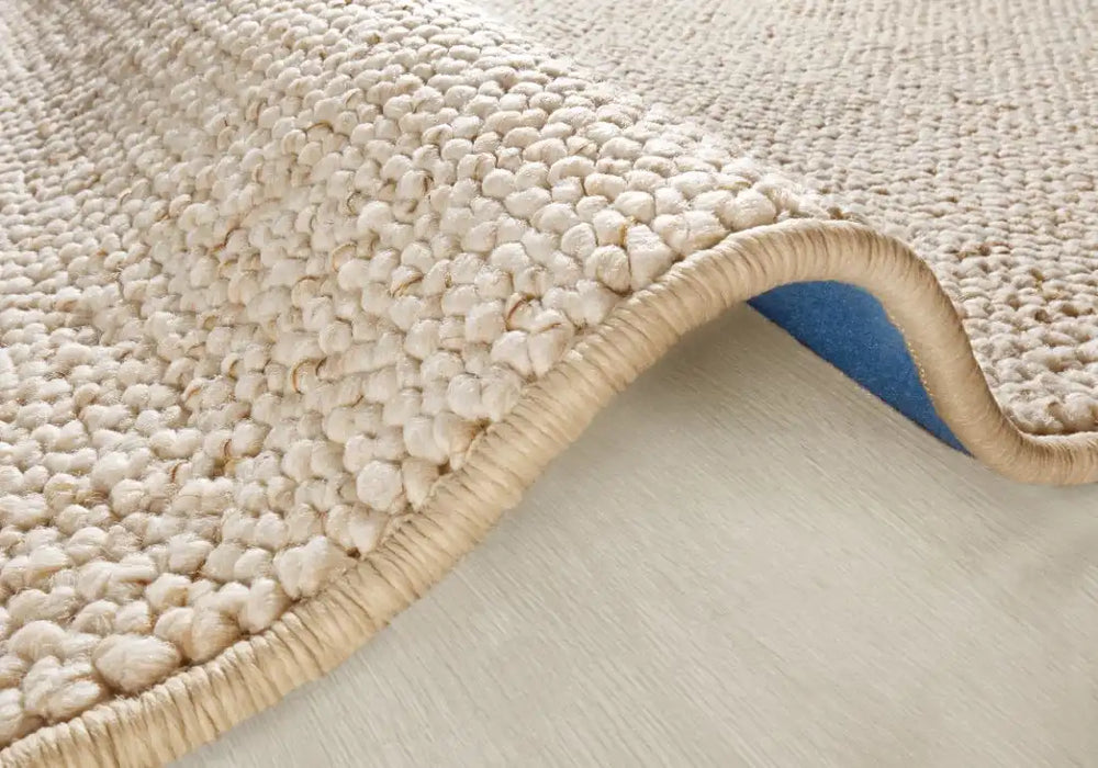 BT Carpet wolly 102843 cream Ivory Living Room Geometric Rug.