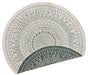 NorthRugs twin reversible circles indoor outdoor 103103 green cream Green, Cream Living Room  Rug.