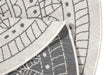 NorthRugs twin reversible circles indoor outdoor 103143 grey cream Grey, Cream Living Room  Rug.