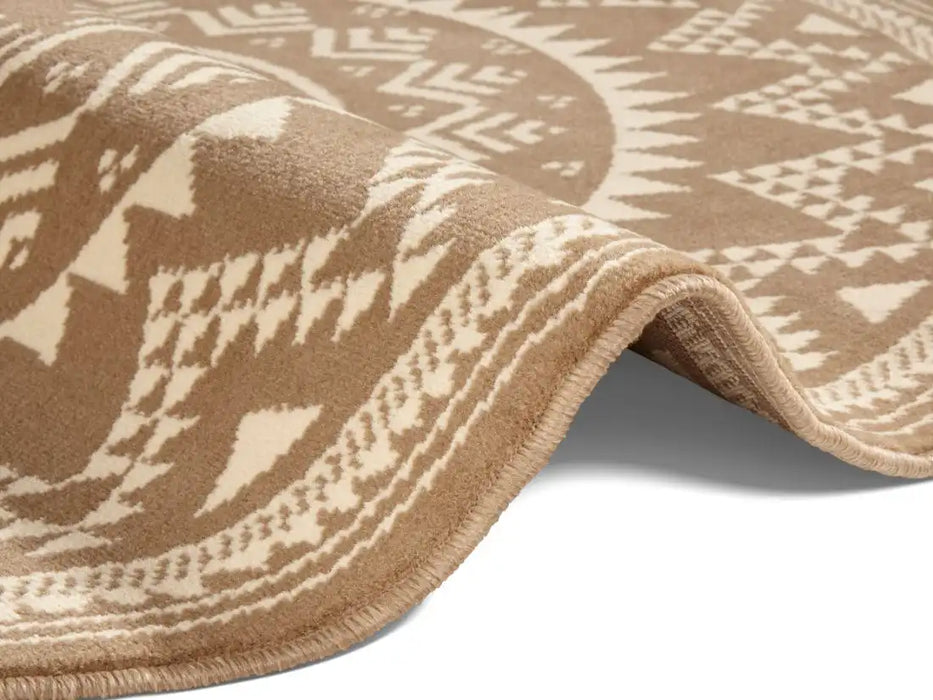 Hanse Home celebration 103443 brown Brown Living Room Geometric Rug.