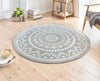 Hanse Home celebration 103444 grey Grey Living Room Geometric Rug.