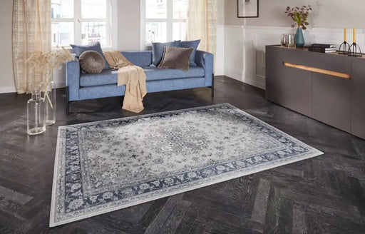 Elle Decoration imagination 104203 sapphire blue Blue Living Room  Rug.
