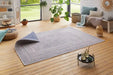 Lucy Lauren 2 pops double sided indoor outdoor 104254 blue Blue, Ivory Living Room Flat Weave Rug.
