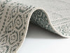 Lucy Lauren 2 pops double sided indoor outdoor 104255 green Green Living Room Flat Weave Rug.
