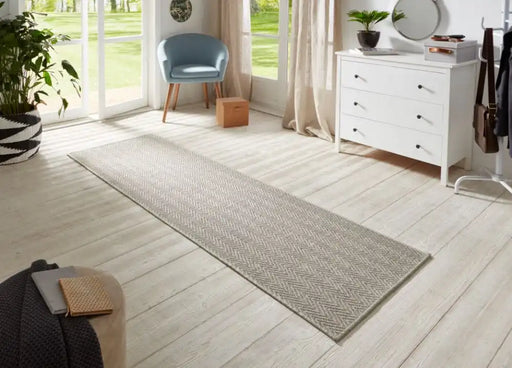BT Carpet nature runners 104266 grey mutli Grey Outdoor  Washable Rug.