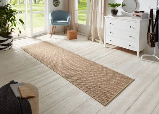 BT Carpet nature runners 104267 beige terra Beige, Orange Outdoor  Washable Rug.