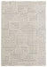 Elle Decoration new york hans 105093 cream grey Grey, Ivory, Cream Living Room Geometric Rug.