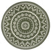 Hanse Home celebration 105504 green Green Living Room Geometric Rug.