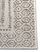 Lucy Lauren 2 pops double sided indoor outdoor 105506 linen Beige Living Room Flat Weave Rug.