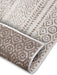 Lucy Lauren 2 pops double sided indoor outdoor 105506 linen Beige Living Room Flat Weave Rug.