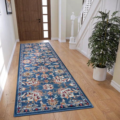 Hanse Home luxor 105634 blue  Living Room  Rug.
