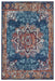 Hanse Home luxor 105637 blue Blue, Multicoloured Living Room  Rug.