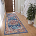 Hanse Home luxor 105637 blue Blue, Multicoloured Living Room  Rug.
