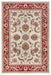 Hanse Home luxor 105643 cream red Ivory, Red Living Room  Rug.