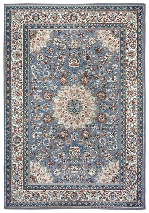 Hanse Home flair orient 105715 grey cream Grey Living Room Washable Rug.
