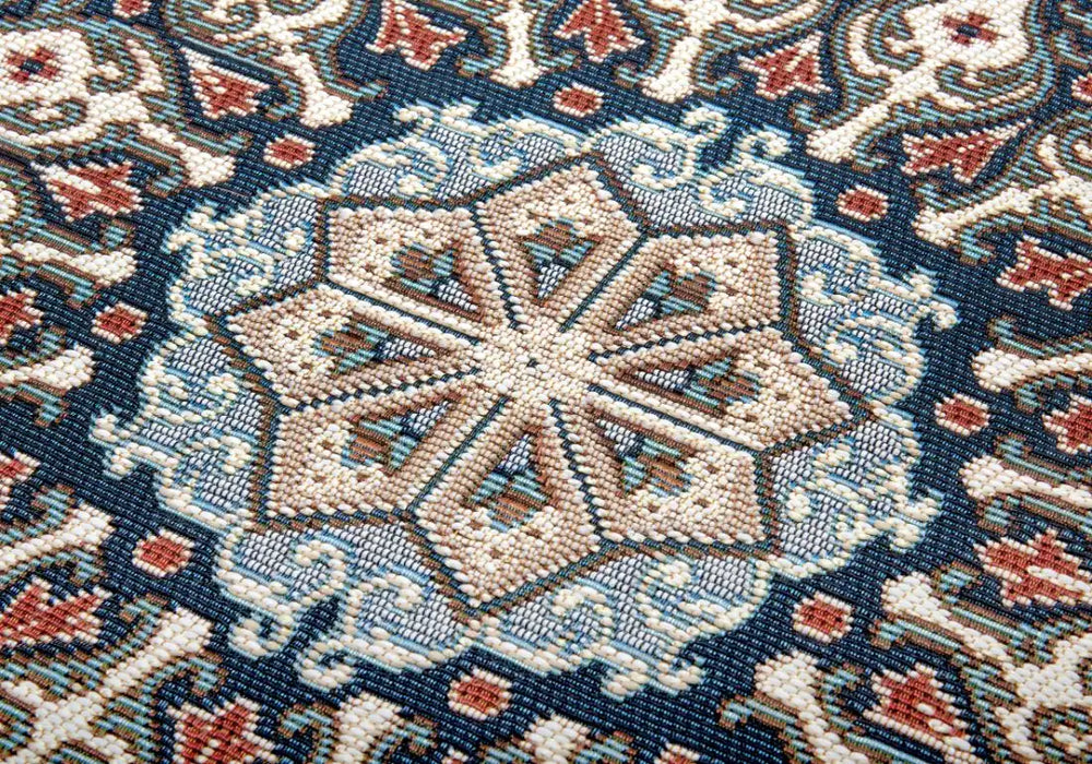Hanse Home flair orient 105717 grey blue Blue, Grey Living Room Washable Rug.