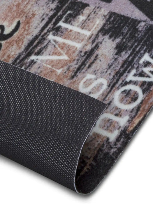 Zala Living cook and clean 105722 coffee Brown, Multicoloured Kitchen   Rug.