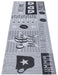 Zala Living cook and clean 105723 coffee grey Grey Kitchen   Rug.