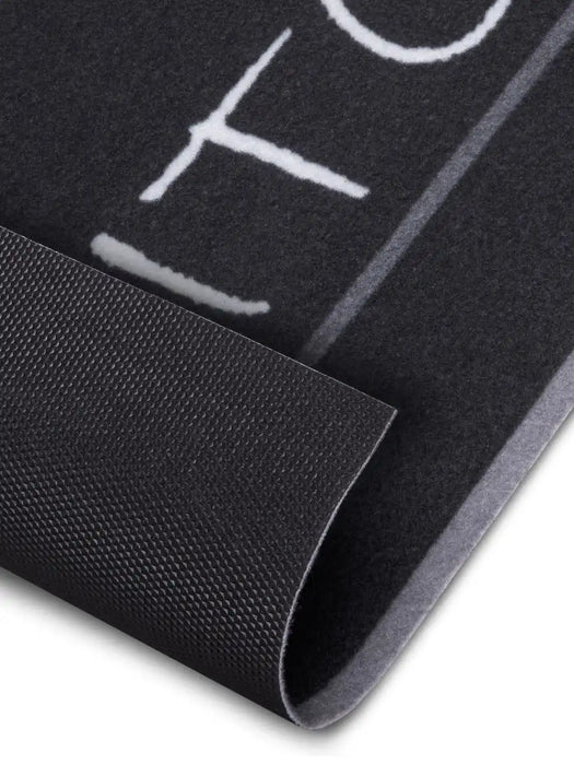Zala Living cook and clean 105725 kitchen black Black Kitchen   Rug.