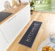 Zala Living cook and clean 105725 kitchen black Black Kitchen   Rug.