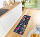 Zala Living cook and clean 105730 tasty Black, Multicoloured Kitchen   Rug.