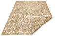 NorthRugs twin 105789 ochre Yellow, Ivory Living Room  Rug.