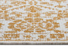 NorthRugs twin 105789 ochre Yellow, Ivory Living Room  Rug.