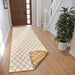 NorthRugs twin 105793 ochre Yellow, Ivory Living Room  Rug.