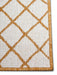NorthRugs twin 105793 ochre Yellow, Ivory Living Room  Rug.