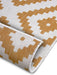 NorthRugs twin 105794 ochre Yellow, Ivory Living Room  Rug.