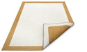 NorthRugs twin 105796 ochre Yellow, Ivory Living Room  Rug.
