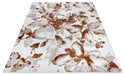 Hanse Home shine 105821 white brown Brown, Ivory Living Room  Rug.
