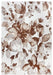 Hanse Home shine 105821 white brown Brown, Ivory Living Room  Rug.