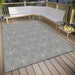 Hanse Home pangli indoor outdoor 105851 silver Grey Living Room Geometric Rug.