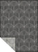 Hanse Home pangli indoor outdoor 105852 black Grey, Black Living Room Geometric Rug.
