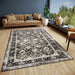 Hanse Home catania 105885 Black Living Room  Rug.